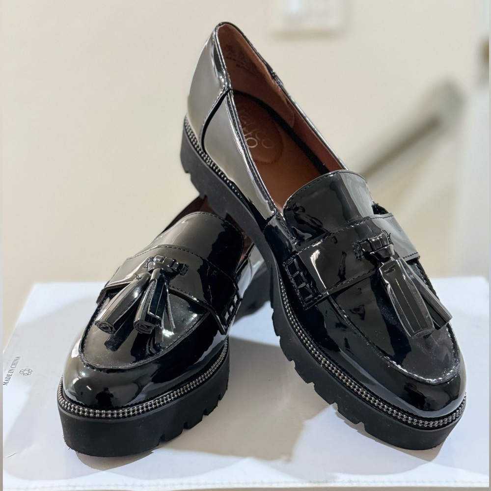 Franco Sarto Women’s Lug Sole Loafers Size 7.5